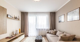 Потолок в гостиную в октябре